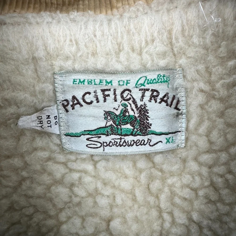 Pacific Trail Sportswear Outdoor Classic Sherpa-Lined Ranch Jacket Brown Size XL